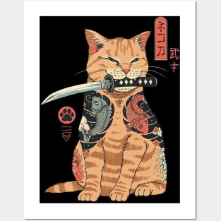 Samuraicat Posters and Art